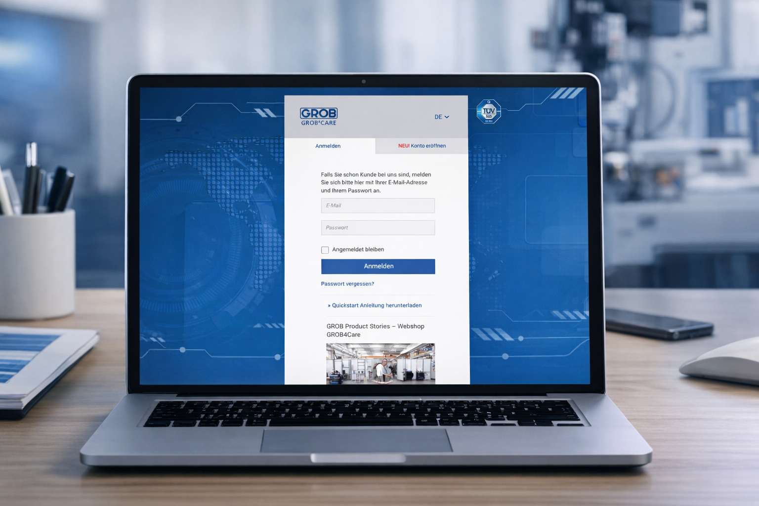 GROB4CARE Webshop – B2B Ersatzteil-Portal